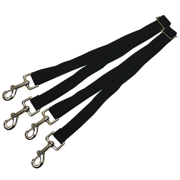 Leg Straps Adjustable All Elastic Pair